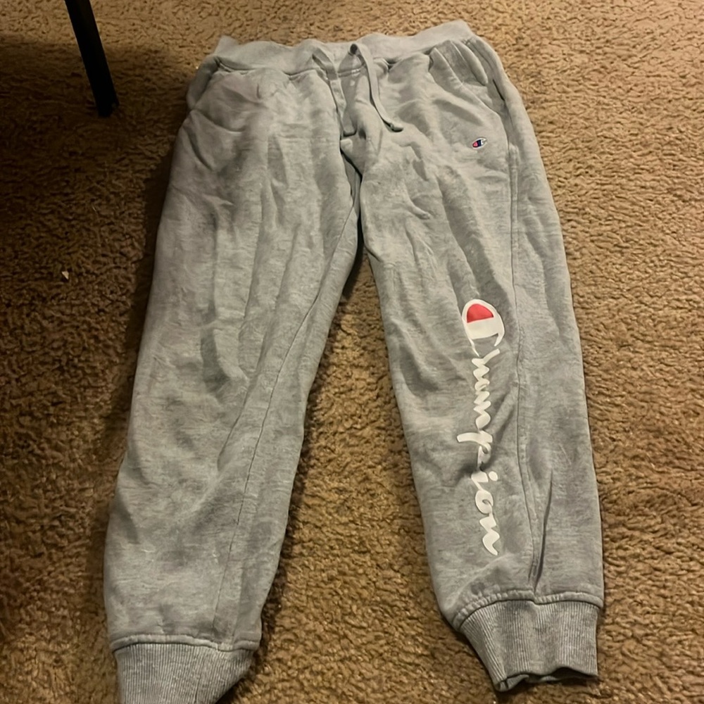 Grey Champion Sweatpants Kids Medium